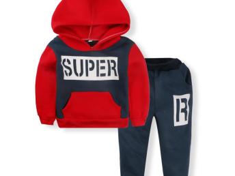 圖 廠家童裝加厚絨套裝 低價處理 廣州服裝 鞋帽 箱包