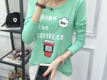 圖 廠家大量純棉長袖女t恤特價批發廣東拿貨便宜時尚秋裝打底衫批發 廣州服裝 鞋帽 箱包