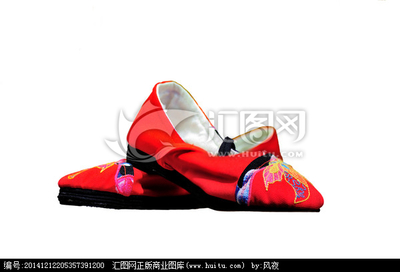 繡花鞋,服飾鞋帽,生活百科,攝影,匯圖網www.huitu.com